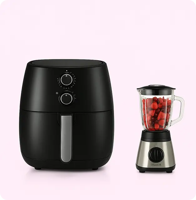 Airfryier e liquidificador